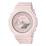 Reloj Casio Analógico-digital Gmas2100ba4a Mujer Ts Color De La Correa Rosa Color Del Bisel Rosa Color Del Fondo Rosa