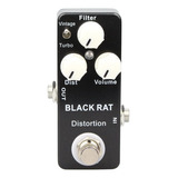 Pedal De Efecto De Distorsión De Guitarra Lerodite Black R C