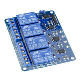 Modulo Rele 4 Canales Arduino Raspberry Microcontrolado