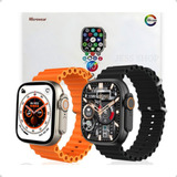 Relógio Inteligente Microwear W69+ Super Amoled  Serie 10 