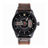 Reloj Curren Hombre Piel Análogo Casual Varonil Fechador