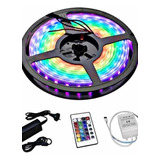 Cinta Tira De Luces Led Rgb 5050 5 Metros