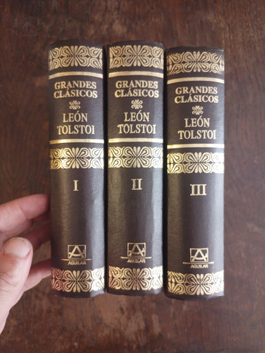 Obras Selectas ( 3 Tomos ) - Leon Tolstoi Ed Aguilar