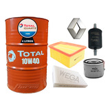 Cambio De Aceite Total 10w40 + Kit De Filtros Kangoo Ll 1,6