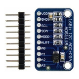 Ads1115 Conversor Analogico Digital 16 Bit I2c Adc Arduino 