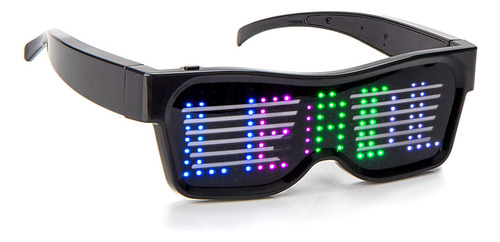 Leadleds Gafas Led Bluetooth Personalizables Para Raves, Fe.