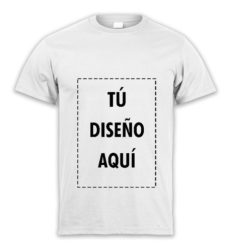 Polera Personalizada Impresion Directa Dtg - 100% Algodon 