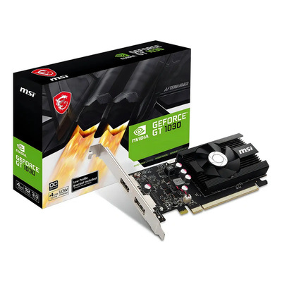 Placa De Video Msi Nvidia Geforce Gt 1030 4gb Gddr4 Lp | Envío gratis