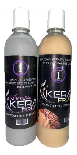 Keratina Kerafruit Chocolate 500ml + Shampoo Antiresiduos 