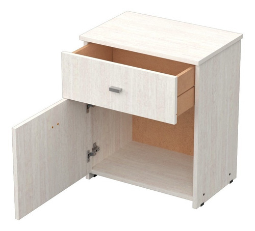 Mesa De Luz Dakar Melamina 1 Cajon 1 Puerta