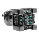 Dazzlingrock Collection Arete Para Hombre Con Forma De Cubo 