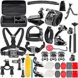 Kit 55 Accesorios Vstarcam Para Gopro Moto Casco Bici Auto