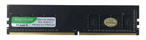 Memória Ram 8gb Ddr4 2400mhz Pc4-19200-cl17 Nota Fiscal