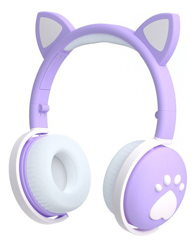 Lindo Gato Oreja Bluetooth Inalámbrico Audífonos Niña Niño