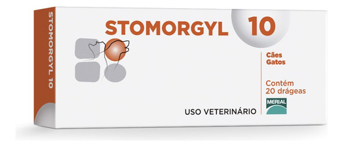 Stomorgyl 10 Para Cães E Gatos 20 Drágeas -inflamação Bucal