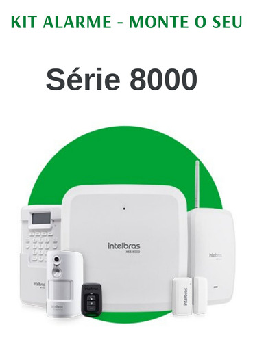 Kit Central De Alarme Serie 8000 Intelbras - Monte O Seu 