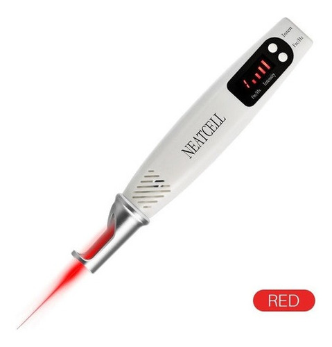 Caneta Laser Removedora Tatuagem Manchas Sardas Vermelho