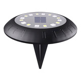 Luces Solares De Suelo Para Exteriores Con 16 Led Modernos M