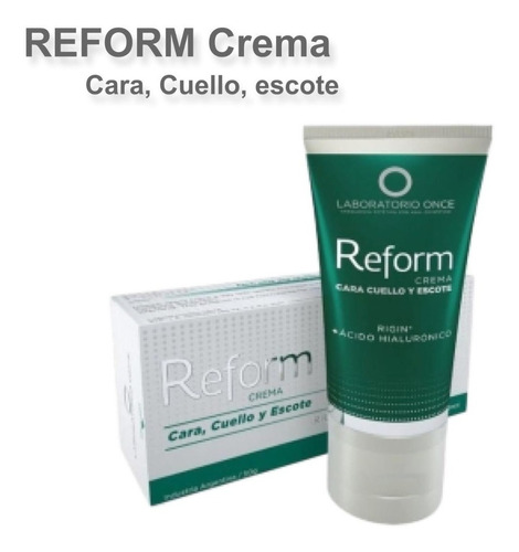 Crema Antiarrugas Reform Hialuronico Cuello Escote Once