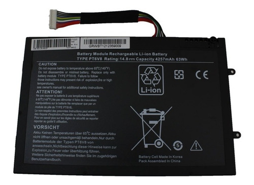 Bateria Compatible Con Dell Alienware M14x R2