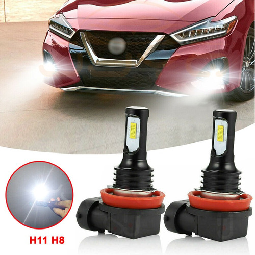 Bombillas De Luz Antiniebla Led H11 H8 1400 Lm Para Nissan