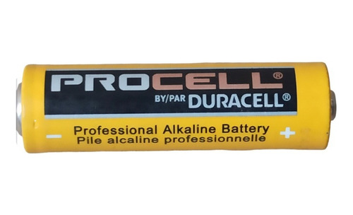 Pila Procell Duracell Alcalina Aa Pc1500 Pieza Profecional