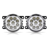 Faro Antiniebla Delantero Redondo De 9 Led Para Coche, Luz D