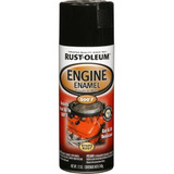 Pintura En Aerosol Esmalte Para Motor Auto 260ºc Rust Oleum Color Negro Brillante