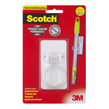 Suporte Adesivo Para Vassouras 3m Scotch 3,5kg Branco