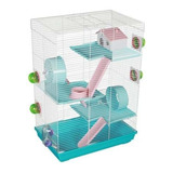 Jaula Hamster 3 Pisos Extra Grande Full Equipo Pethome Chile