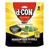 D-con Corner Fit - Estacion De Cebo Venenoso Para Ratones, 6