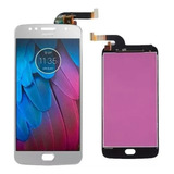 Tela Frontal Touch Display Para Moto G5s Xt1792 Prata