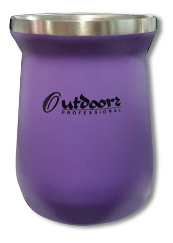 Mate Outdoors Professional Acero Inoxidable Termico 236ml Color Violeta