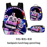 Mochila Fnaf Freddy Para Niños Con Diseño De Oso De Dibujos