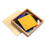 Caja De Tela Montessori Caja Texturizada Sensorial Con 24