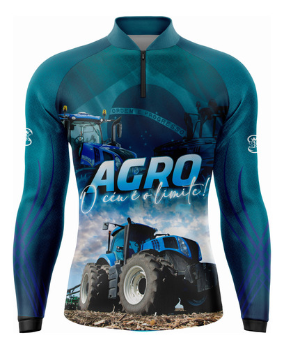 Camisa Camiseta Agro-negócio Proteção Solar Uv50 Gll71