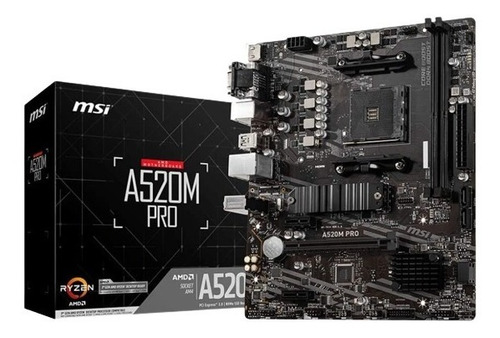 Motherboard Msi A520m A Pro Am4 