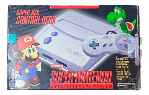 Snes Jr Con Caja Y Manuales