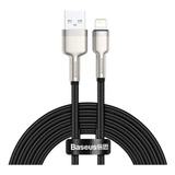 Cable Para iPhone Baseus Serie Metal Irrompible 2 Mts .