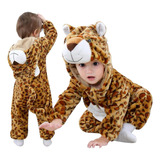 Pijama Disfraz  Bebés Niños Leopardo