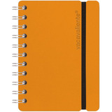 Cuaderno Studio A6 Rayado 80 Hojas Cuero Reciclado Duradero