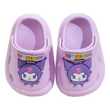 Cute Kuromi Super Cómodas Pantuflas Antideslizan Para Niños