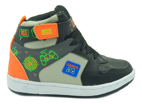 Bota De Niños Tenis Urbano Skate Sneakers Bonitos Cómodos