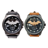 Combo Duo Reloj De Batman Dc Comics Casual