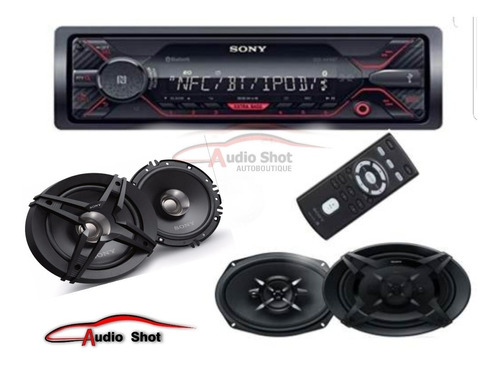 Estereo Sony Dsx-410bt + 4 Bocinas 6.5  Y 6x9  