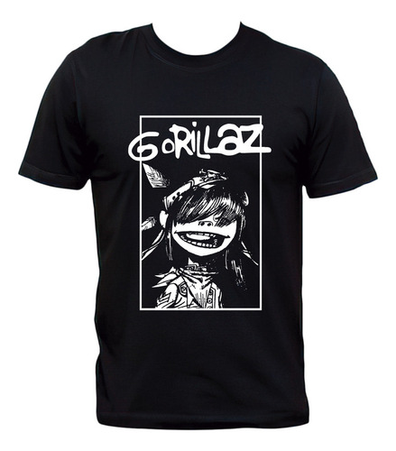 Remera Gorillaz Noodle Algodón Premium