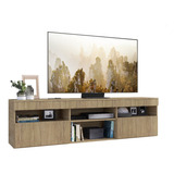 Mueble Rack Paris Para Tv 65 Pulgadas En Madera Rustic