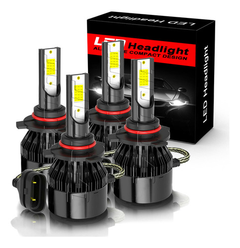 Kit De Focos Led Luz Alta Y Baja 28000 Lm 6500 K For Dodge