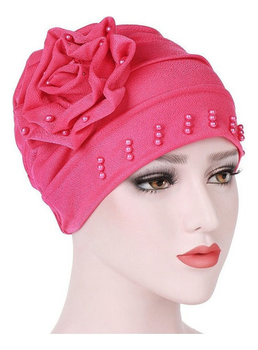 Turbante Hijabs Para Mujer, Gorro De Cabeza De Tela Elástica