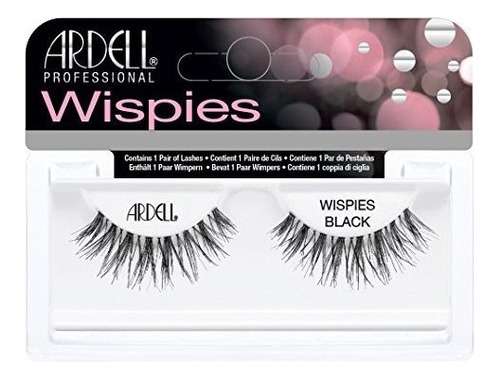 Ardell Invisiband Lashes, Demi Wispies Black, 3 Pares